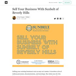 Sell Your Business With Sunbelt of Beverly Hills - D-Pack Prajapat - Medium