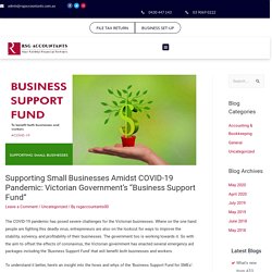 'Business Support Fund' For SMEs And Workers - RSG Accountants