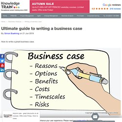 How to write a business case