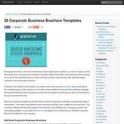30 Modern Business Brochure Templates