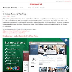 10 Business Themes for Wordpress