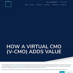Adding value to your business through Virtual CMO