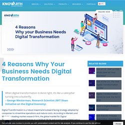 4 Reasons Why Your Business Needs Digital Transformation