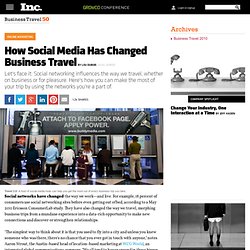 2011 Business Travel 50: How Social Media Has Changed Business Travel