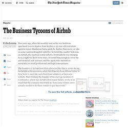 The Business Tycoons of Airbnb - NYTimes.com