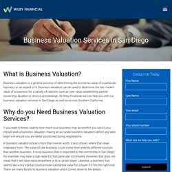 Quality Business Valuation Services at Wiley Financial