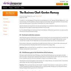 The Business Chef: Gordon Ramsay - VerticalResponse