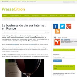 Le business du vin sur internet en France