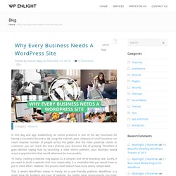 10 Reasons: Why Every Business Needs A WordPress Site