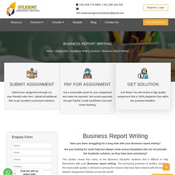 Business Report Writing online