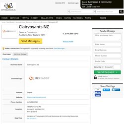 Auckland Local Businesses & Community Resources - Clairvoyants NZ