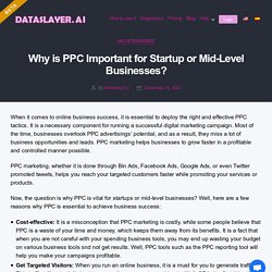 Why is PPC Important for Startup or Mid-Level Businesses?