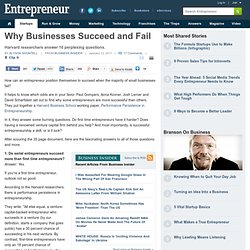 Why Businesses Succeed and Fail