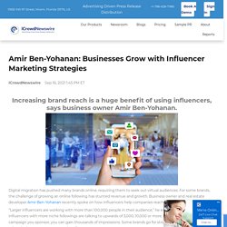 Amir Ben-Yohanan: Businesses Grow with Influencer Marketing Strategies