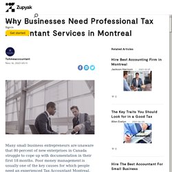 Why Businesses Need Professional Tax Accountant Services in Montreal