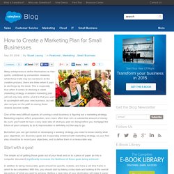How to Create a Marketing Plan for Small Businesses