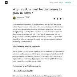 Why is SEO a must for businesses to grow in 2020 ?