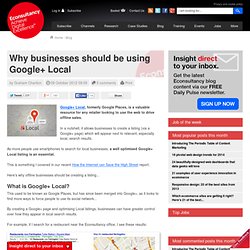 Why businesses should be using Google+ Local