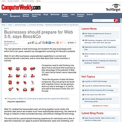 Businesses should prepare for Web 3.0, says Booz&Co