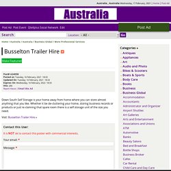 Busselton Trailer Hire