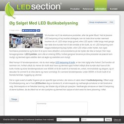 Øg Salget Med LED Butiksbelysning