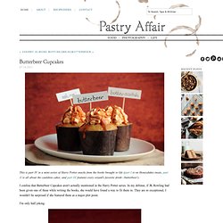 The Pastry Affair - Home - Butterbeer Cupcakes