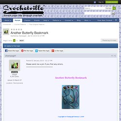 View Single Post - Another Butterfly Bookmark