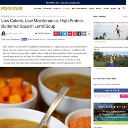 Butternut Squash Lentil Soup Recipe For Slow Cooker