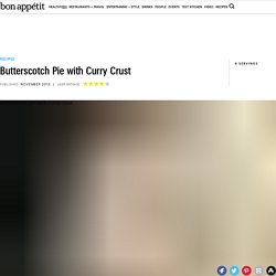 Butterscotch Pie with Curry Crust Recipe