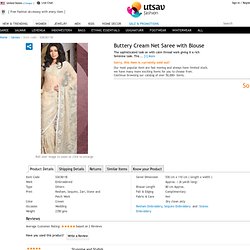 SSK3811B : Buttery Cream Net Saree with Blouse