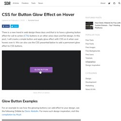 CSS for Button Glow Effect on Hover - Super Dev Resources