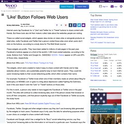 like-button-follows-users-wsj: Personal Finance News from Yahoo! Finance