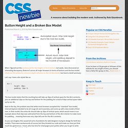 Button Height and a Broken Box Model