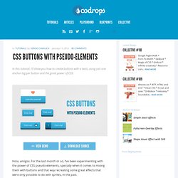 CSS Buttons with Pseudo-elements