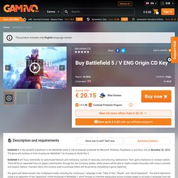 Buy Battlefield 5 / V ENG - Origin CD KEY cheap