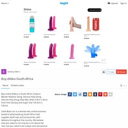 Buy dildos South Africa