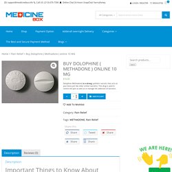 Buy Dolophine ( Methadone ) online 10 MG
