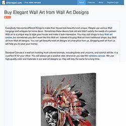 Buy Elegant Wall Art from Wall Art Designs