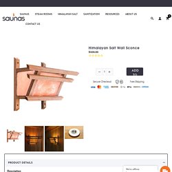 Buy Himalayan Salt Wall Sconce