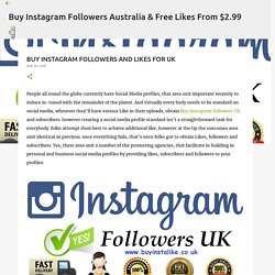 BUY INSTAGRAM FOLLOWERS AND LIKES FOR UK