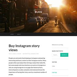 Buy Instagram story views