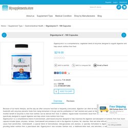 Buy online Digestzyme-V 180 Capsules