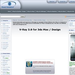 Buy V-Ray 2.0 for 3ds Max / Design - VRay.com