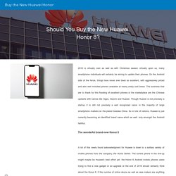 Buy the New Huawei Honor