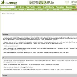 Green Living Tips - BuyGreen.com - Your Trusted Source for Green and Eco-Friendly Products