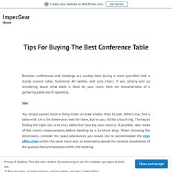 Tips For Buying The Best Conference Table