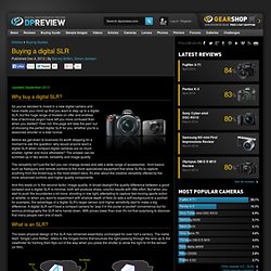 Buying a digital SLR: Guides: Learn