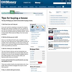 Buying a House - Money 101, Lesson 8 - Money Magazine