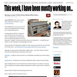 Buying a Laser Cutter from China (Part One)…