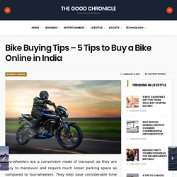5 Bike Buying Tips